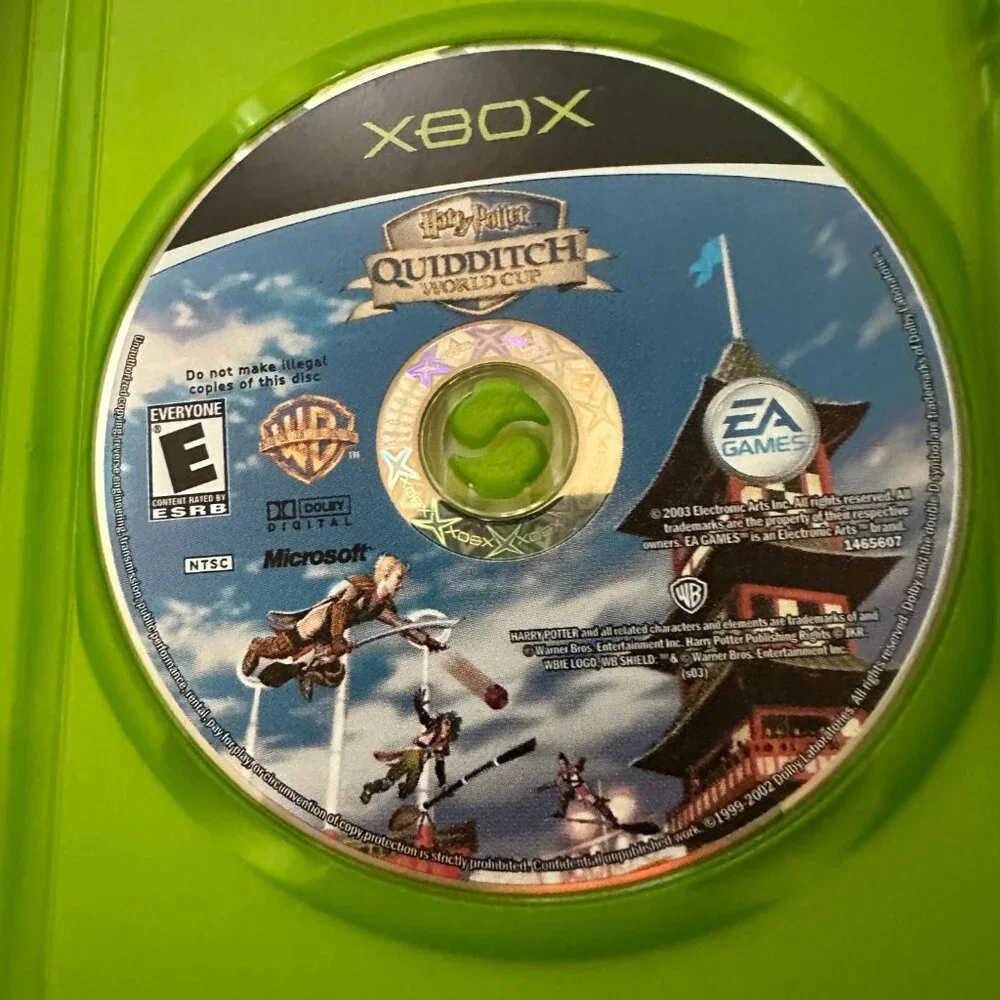 Harry Potter: Quidditch World Cup (Microsoft Xbox, 2003) CIB Complete Tested